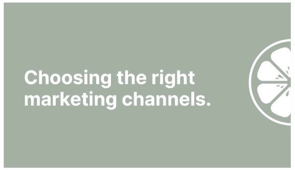 Factors to consider when choosing the proper channels to reach target audiences